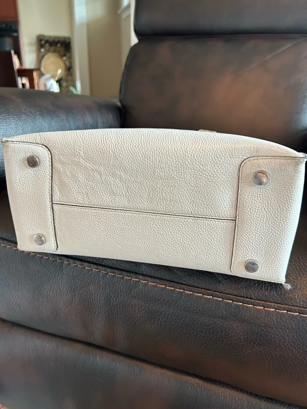 Michael Kors Optic White Lg Conv tote NWT - Picture 2 of 6